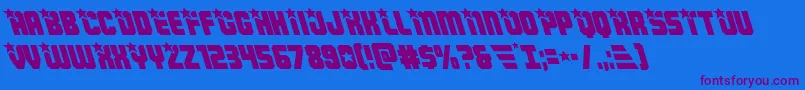 Armyrangersleft-fontti – violetit fontit sinisellä taustalla