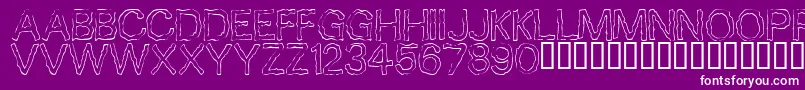 10minutes Font – White Fonts on Purple Background