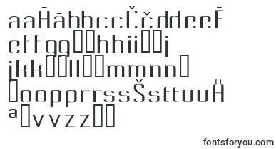 PecotLight font – latvian Fonts