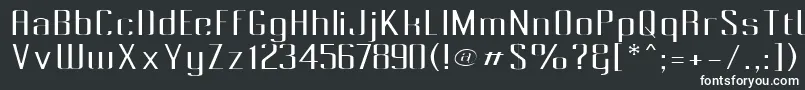 PecotLight Font – White Fonts