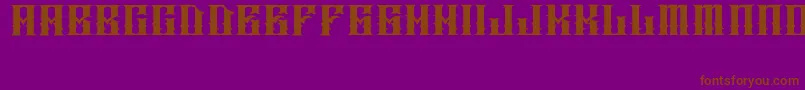 JakejarkorIngobernable Font – Brown Fonts on Purple Background