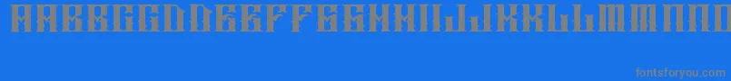 JakejarkorIngobernable Font – Gray Fonts on Blue Background