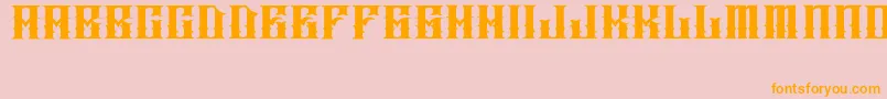 JakejarkorIngobernable Font – Orange Fonts on Pink Background