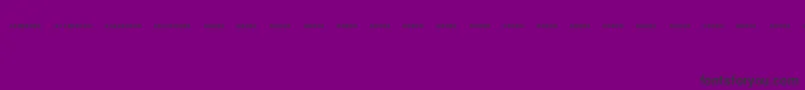 Morsecd Font – Black Fonts on Purple Background