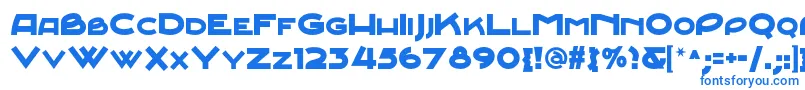 Шрифт Junebugstompnf – синие шрифты