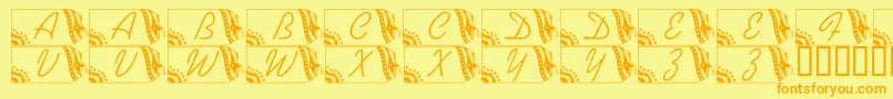 fuente LmsSecuredNation – Fuentes Naranjas Sobre Fondo Amarillo