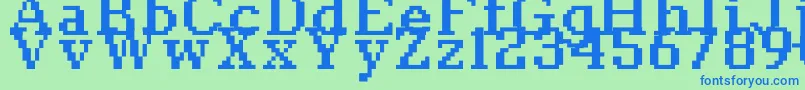 En savoir plus sur la police Classic1066 Police Classic1066 – polices bleues sur fond vert
