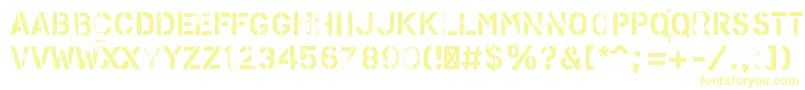 PfstampsproMetal Font – Yellow Fonts