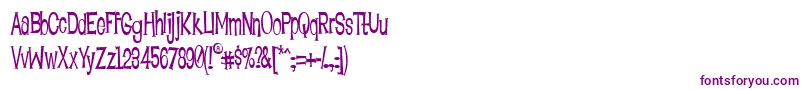 LoungeBait Font – Purple Fonts on White Background