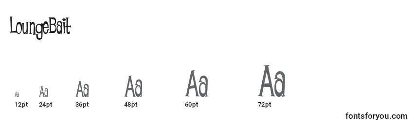 LoungeBait Font Sizes