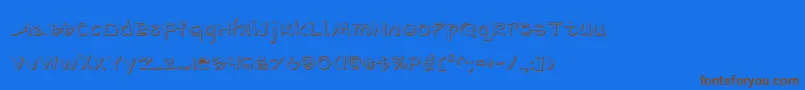 Más sobre la fuente ArilonShadow fuente ArilonShadow – Fuentes Marrones Sobre Fondo Azul