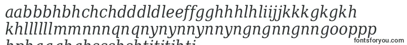 DejavuSerifItalicCondensed-fontti – sesotho fontit