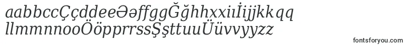 DejavuSerifItalicCondensed Font – Azerbaijani Fonts