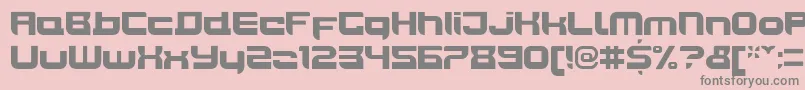 JoyriderBlack Font – Gray Fonts on Pink Background