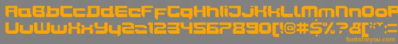 JoyriderBlack Font – Orange Fonts on Gray Background