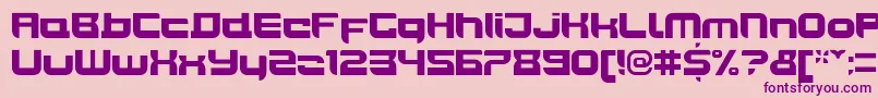 JoyriderBlack Font – Purple Fonts on Pink Background