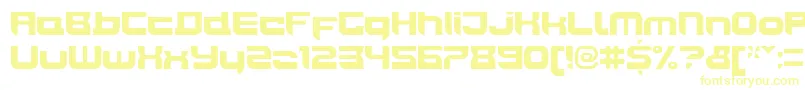 JoyriderBlack Font – Yellow Fonts on White Background