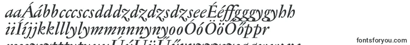 Шрифт JannontextmedosfItalic – венгерские шрифты