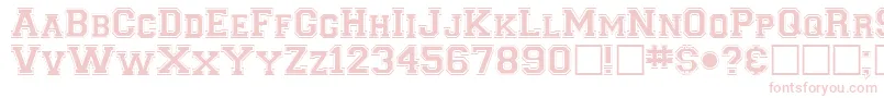 ClancyaRegular Font – Pink Fonts on White Background