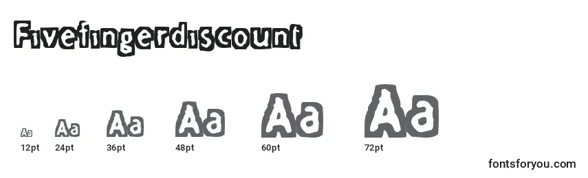 Fivefingerdiscount Font Sizes