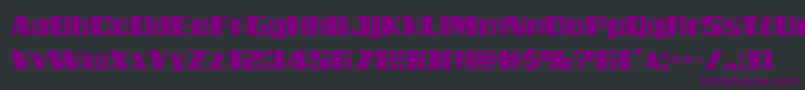 Galacticstorm Font – Purple Fonts on Black Background