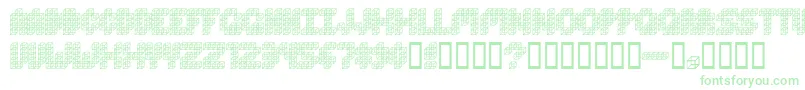 Ct-Schriftart – Grüne Schriften