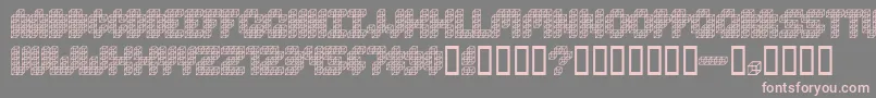 fuente Ct – Fuentes Rosadas Sobre Fondo Gris