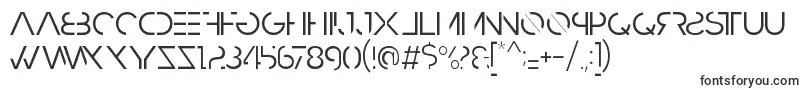 HbmRazedLightPersonalUseOnly-fontti – teollisuusfontit
