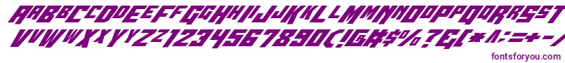 Wbv5ital-fontti – violetit fontit valkoisella taustalla
