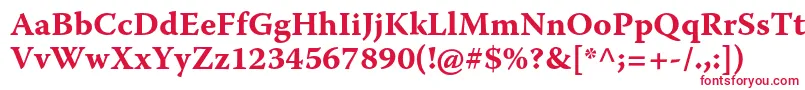 WarnockproBoldcapt Font – Red Fonts