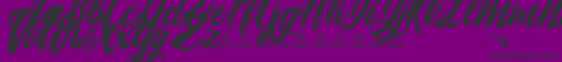 BlowupPersonalUse Font – Black Fonts on Purple Background