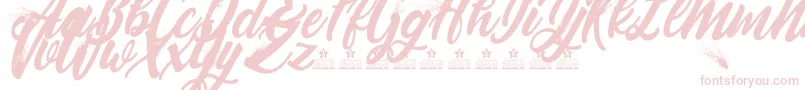 BlowupPersonalUse Font – Pink Fonts on White Background