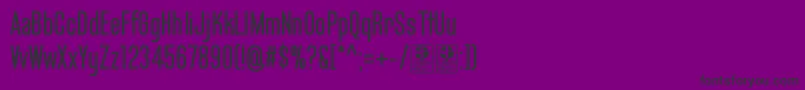 BluefishRegularDemo Font – Black Fonts on Purple Background