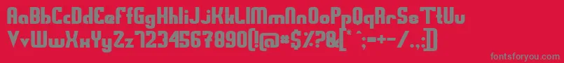 fuente Swedfs – Fuentes Grises Sobre Fondo Rojo