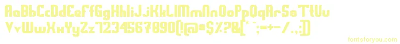 Шрифт Swedfs – жёлтые шрифты