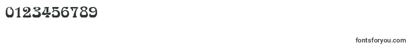 JugendstilRegular-fontti – Fontit numeroille ja luvuille