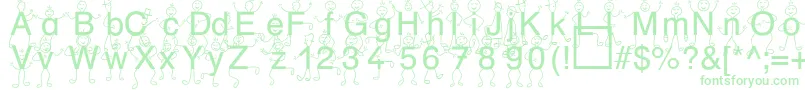 SpDrHh3Db-fontti – vihreät fontit