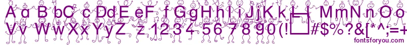 SpDrHh3Db-fontti – violetit fontit