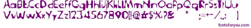 DerangedTabloid Font – Purple Fonts