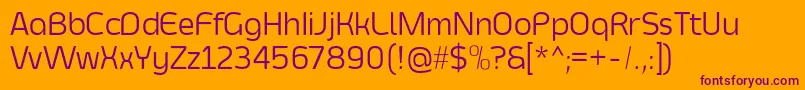 More about SmoolthanThin Font SmoolthanThin Font – Purple Fonts on Orange Background