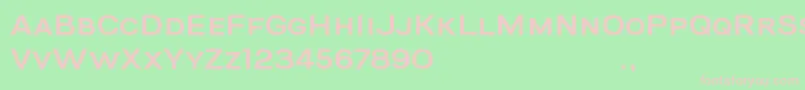 BigRiverSample Font – Pink Fonts on Green Background