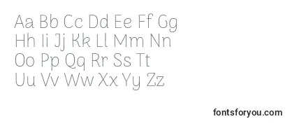 ArimakoshiThin-fontti
