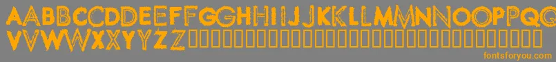 Más sobre la fuente SpikeCrumbSwollen fuente SpikeCrumbSwollen – Fuentes Naranjas Sobre Fondo Gris