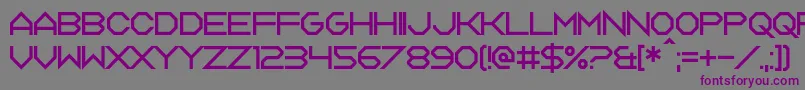 Tagon-fontti – violetit fontit harmaalla taustalla