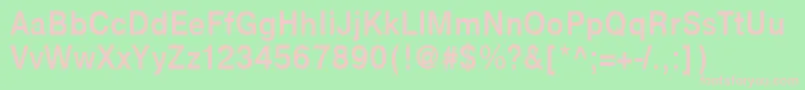 NtharmonicaBold90b Font – Pink Fonts on Green Background