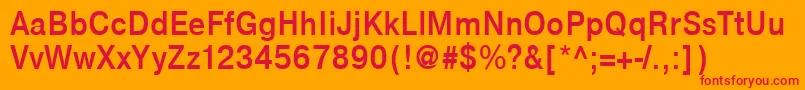 Weitere Informationen zur NtharmonicaBold90b-Schriftart NtharmonicaBold90b-Schriftart – Rote Schriften auf orangefarbenem Hintergrund