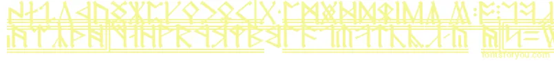 Erebor2-fontti – keltaiset fontit