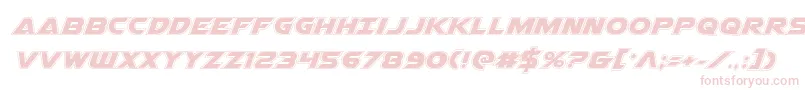 Airstrikeacad Font – Pink Fonts on White Background