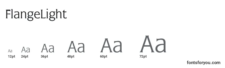 FlangeLight Font Sizes