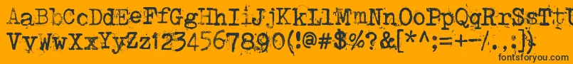 Más sobre la fuente Punktype fuente Punktype – Fuentes Negras Sobre Fondo Naranja